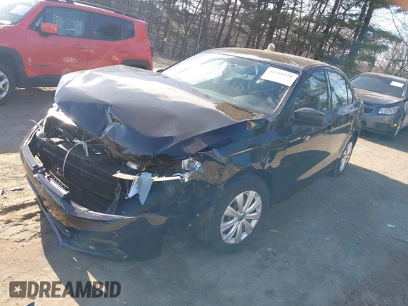 2014 Volkswagen Jetta Sedan S with VIN 3VW1K7AJ8EM373383, listed as a IAAI auction lot 41731528 with 51,030 mi miles. Bid and sale history available at carsss.com. Image 2.