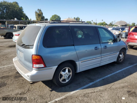 2000 Ford Windstar Wagon SEL w/300A with VIN 2FMZA5340YBB56738, listed as a Copart auction lot 70502084 with 89,457 mi miles and Salvage Title. Bid and sale history available at carsss.com. Image 3.