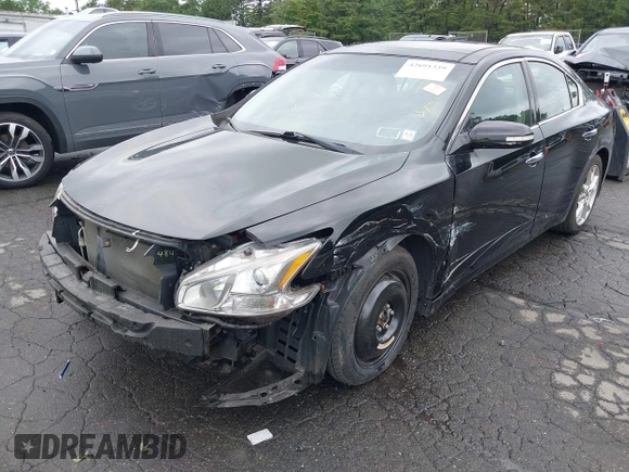 2014 Nissan Maxima S with VIN 1N4AA5AP3EC449114, listed as a IAAI auction lot 42691339 with 61,663 mi miles and . Bid and sale history available at DreamBid. Image 2.