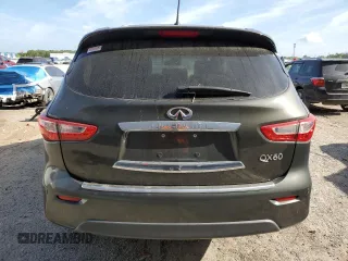 2014 Infiniti QX60 Hybrid with VIN 5N1CL0MN8EC529742, listed as a Copart auction lot 52071855 with 107,620 mi miles and Clean Title. Bid and sale history available at carsss.com. Image 6.