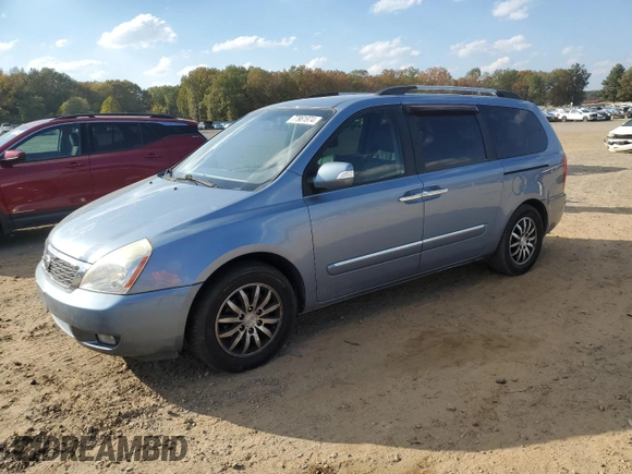 2011 Kia Sedona EX with VIN KNDMH4C73B6377321, listed as a Copart auction lot 77961974 with 188,480 mi miles and Salvage Title. Bid and sale history available at DreamBid. Image 1.