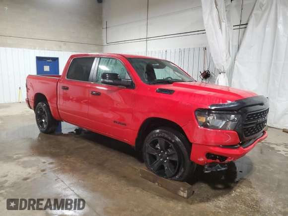 2024 Ram 1500 Big Horn z VIN 1C6SRFFT9RN211126, wystawiony jako Copart lot #52388145 z przebiegiem 15 020 mil mil oraz Szkoda całkowita • Salvage title. Historia ofert i sprzedaży dostępna na DreamBid. Obrazek 4.