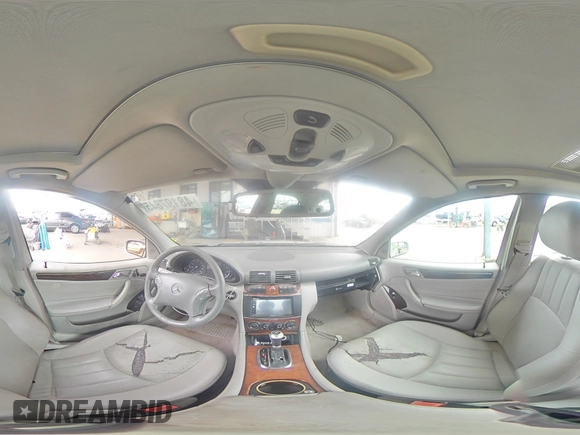 2006 Mercedes-Benz C 280 Luxury with VIN WDBRF54H36A908382, listed as a Copart auction lot 48197845 with 128,420 mi miles and Salvage Title. Bid and sale history available at DreamBid. Image 12.