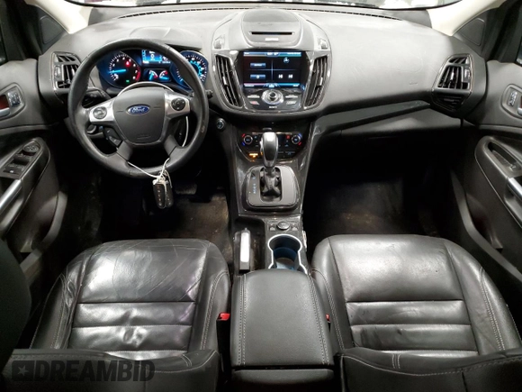 2015 Ford Escape Titanium with VIN 1FMCU9JX0FUA03009, listed as a Copart auction lot 50948755 with 133,748 mi miles and Salvage Title. Bid and sale history available at DreamBid. Image 8.
