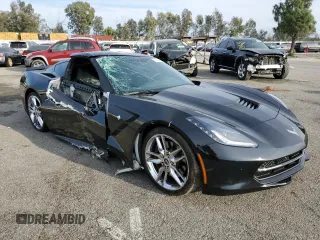 2014 Chevrolet Corvette Z51 2LT with VIN 1G1YK2D76E5127306, listed as a Copart auction lot 86820794 with 43,333 mi miles and Salvage title. Bid and sale history available at DreamBid. Image 4.