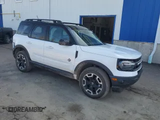 2024 Ford Bronco Sport Outer Banks with VIN 3FMCR9C62RRF31538, listed as a Copart auction lot 53771885 with 14,228 mi miles and Salvage title. Bid and sale history available at DreamBid. Image 4.