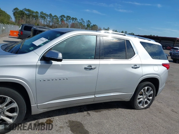 2021 Chevrolet Traverse Premier with VIN 1GNEVKKWXMJ198159, listed as a IAAI auction lot 41616691 with 80,229 mi miles. Bid and sale history available at carsss.com. Image 14.