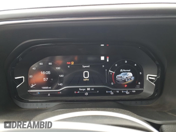 2022 GMC Yukon XL Denali with VIN 1GKS1JKL6NR152312, listed as a Copart auction lot 47548525 with 18,895 mi miles and Salvage Title. Bid and sale history available at DreamBid. Image 9.