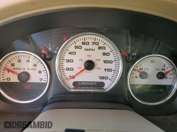 2004 Ford F-150 XLT with VIN 1FTPW14554KC77536, listed as a Copart auction lot 54194175 with 238,968 mi miles and Clean Title. Bid and sale history available at carsss.com. Image 9.