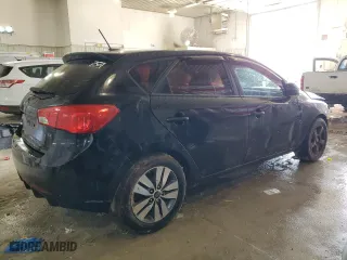 2013 Kia Forte 5-Door EX with VIN KNAFU5A25D5701506, listed as a Copart auction lot 48581934 with 206,329 mi miles and Salvage Title. Bid and sale history available at carsss.com. Image 3.
