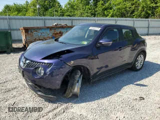 2016 Nissan Juke SL z VIN JN8AF5MV1GT655626, wystawiony jako Copart lot #59583125 z przebiegiem 116 265 mil mil oraz Szkoda całkowita • Salvage title. Historia ofert i sprzedaży dostępna na DreamBid. Obrazek 1.