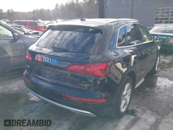 2019 Audi Q5 Premium with VIN WA1ANAFYXK2098173, listed as a IAAI auction lot 41675450 with 37,347 mi miles and . Bid and sale history available at DreamBid. Image 4.