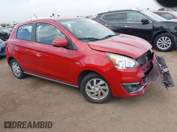 2017 Mitsubishi Mirage SE z VIN ML32A4HJ8HH010608, wystawiony jako IAAI lot #42019451 z przebiegiem 78 382 mil mil oraz . Historia ofert i sprzedaży dostępna na DreamBid. Obrazek 1.