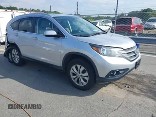 2013 Honda CR-V EX-L with VIN 2HKRM4H76DH613401, listed as a IAAI auction lot 42501608 with 123,955 mi miles and . Bid and sale history available at DreamBid. Image 1.