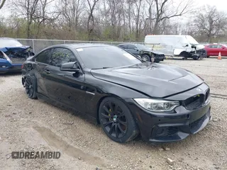2014 BMW 4 Series 435i with VIN WBA3R1C59EF729230, listed as a IAAI auction lot 41924478 with 109,357 mi miles and . Bid and sale history available at carsss.com. Image 1.