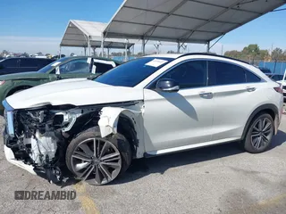2023 Infiniti QX55 Essential with VIN 3PCAJ5KR5PF106742, listed as a IAAI auction lot 41599422 with 28,517 mi miles and . Bid and sale history available at DreamBid. Image 14.