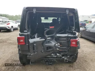 2024 Jeep Wrangler Sahara with VIN 1C4PJXEG5RW345092, listed as a Copart auction lot 59493845 with 669 mi miles and Clean title. Bid and sale history available at DreamBid. Image 6.