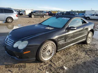 2005 Mercedes-Benz SL 55 AMG with VIN WDBSK74F95F091363, listed as a Copart auction lot 89170325 with 112,160 mi miles and Clean title. Bid and sale history available at DreamBid. Image 1.