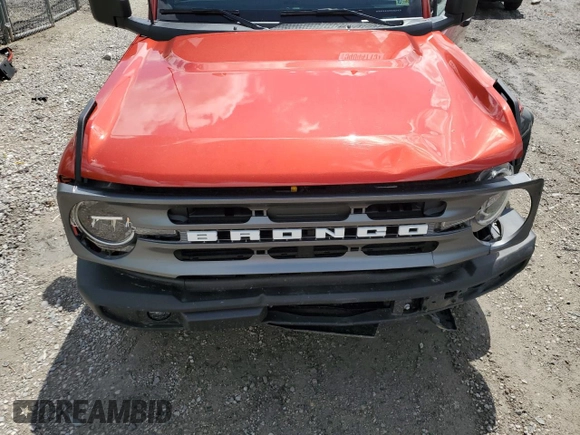 2024 Ford Bronco Big Bend z VIN 1FMDE7AH8RLB10818, wystawiony jako Copart lot #54044715 z przebiegiem 5 330 mil mil oraz Szkoda całkowita • Salvage title. Historia ofert i sprzedaży dostępna na DreamBid. Obrazek 12.