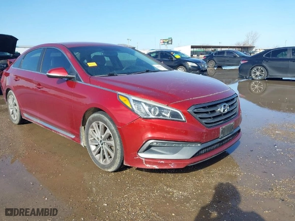 2015 Hyundai Sonata 2.4L Limited with VIN 5NPE34AF9FH190786, listed as a IAAI auction lot 41695870 with 137,178 mi miles. Bid and sale history available at carsss.com. Image 1.