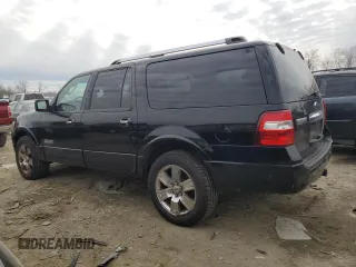 2008 Ford Expedition EL Limited with VIN 1FMFK20538LA04917, listed as a Copart auction lot 46726905 with 198,543 mi miles and Clean Title. Bid and sale history available at carsss.com. Image 2.