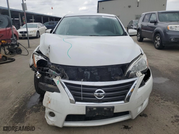 2014 Nissan Sentra SR with VIN 3N1AB7AP3EY324224, listed as a Copart auction lot 53715525 with 75,282 mi miles and Salvage Title. Bid and sale history available at carsss.com. Image 5.