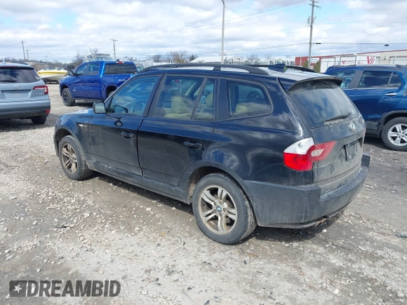 2005 BMW X3 3.0i with VIN WBXPA93425WD18369, listed as a IAAI auction lot 42027042 with 229,224 mi miles. Bid and sale history available at carsss.com. Image 3.