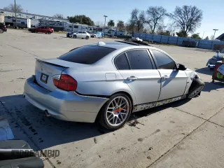 2007 BMW 3 Series 335i with VIN WBAVB73597PA86104, listed as a Copart auction lot 89138165 with 0 mi miles and Salvage Title. Bid and sale history available at carsss.com. Image 3.