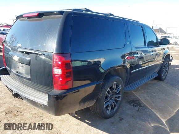 2014 Chevrolet Suburban LTZ with VIN 1GNSCKE08ER149268, listed as a IAAI auction lot 41625468 with Not provided miles and . Bid and sale history available at DreamBid. Image 4.