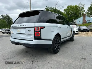 2022 Land Rover Range Rover z VIN SALGR2SU5NA459924, wystawiony jako Copart lot #58144225 z przebiegiem 44 635 mil mil oraz Czysty tytuł • Clean title. Historia ofert i sprzedaży dostępna na DreamBid. Obrazek 3.