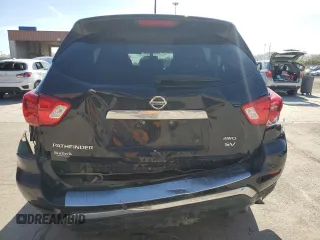 2018 Nissan Pathfinder SV z VIN 5N1DR2MM9JC638534, wystawiony jako Copart lot #53893405 z przebiegiem 120 397 mil mil oraz Szkoda całkowita • Salvage title. Historia ofert i sprzedaży dostępna na DreamBid. Obrazek 6.