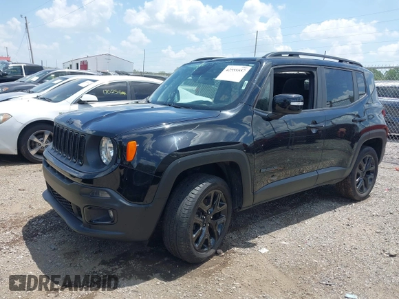 2018 Jeep Renegade Latitude with VIN ZACCJBBB2JPH59443, listed as a IAAI auction lot 42555557 with 66,689 mi miles and . Bid and sale history available at DreamBid. Image 17.