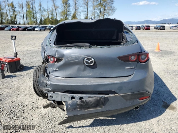 2023 Mazda Mazda3 Hatchback 2.5 S Premium with VIN JM1BPAMM7P1616077, listed as a Copart auction lot 53585125 with 13,000 mi miles and Salvage Title. Bid and sale history available at carsss.com. Image 6.