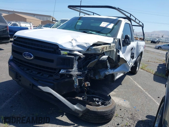 2018 Ford F-150 XL with VIN 1FTMF1CBXJKF22532, listed as a IAAI auction lot 42373747 with Not provided miles and . Bid and sale history available at DreamBid. Image 2.