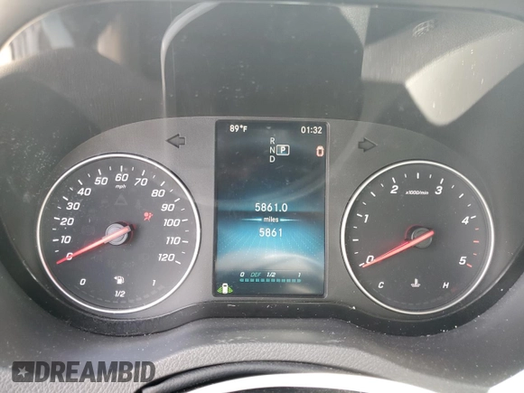2023 Mercedes-Benz Sprinter Cargo Cargo with VIN W1Y4NDHY1PT141524, listed as a Copart auction lot 61076984 with 5,861 mi miles and Salvage Title. Bid and sale history available at DreamBid. Image 9.