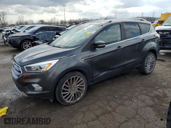 2017 Ford Escape Titanium with VIN 1FMCU0JD5HUA12471, listed as a Copart auction lot 53928975 with 96,616 mi miles and Clean Title. Bid and sale history available at carsss.com. Image 1.