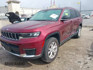 2021 Jeep Grand Cherokee Limited z VIN 1C4RJKBGXM8161859, wystawiony jako IAAI lot #41889257 z przebiegiem 46 965 mil mil oraz . Historia ofert i sprzedaży dostępna na DreamBid. Obrazek 2.