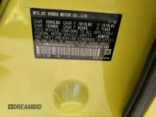 2016 Honda Fit LX with VIN JHMGK5H50GX026619, listed as a Copart auction lot 53699145 with 60,041 mi miles and Salvage Title. Bid and sale history available at carsss.com. Image 12.
