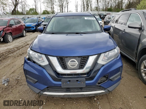 2017 Nissan Rogue SV with VIN KNMAT2MV5HP584962, listed as a Copart auction lot 54018135 with 161,143 mi miles and Clean Title. Bid and sale history available at carsss.com. Image 5.