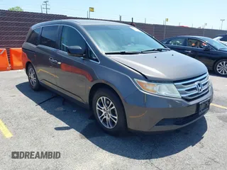 2011 Honda Odyssey EX с VIN 5FNRL5H44BB053419, выставлен на аукционе IAAI как лот 42283388 с пробегом 85 248 миль миль и . История ставок и продаж доступна на DreamBid. Изображение 1.