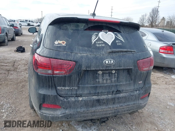 2020 Kia Sorento LX with VIN 5XYPGDA30LG638712, listed as a IAAI auction lot 41640969 with 62,197 mi miles and . Bid and sale history available at carsss.com. Image 16.