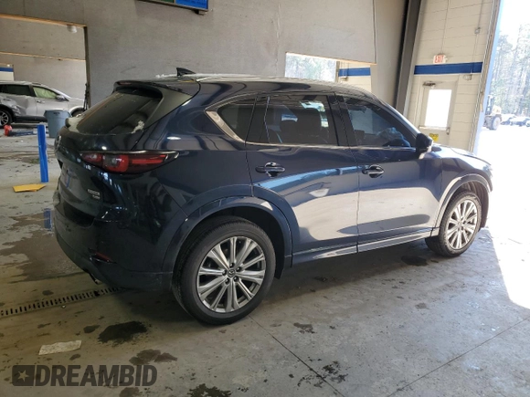 2023 Mazda CX-5 Signature with VIN JM3KFBXY0P0110949, listed as a Copart auction lot 46293245 with 47,081 mi miles and Clean Title. Bid and sale history available at carsss.com. Image 3.