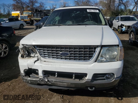2003 Ford Explorer XLT with VIN 1FMZU73W93ZA10963, listed as a Copart auction lot 80017654 with Not provided miles and Salvage title. Bid and sale history available at DreamBid. Image 5.