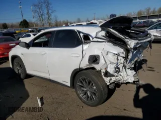 2021 Lexus RX with VIN 2T2YGMDA5MC067970, listed as a Copart auction lot 43150235 with 41,994 mi miles and Salvage Title. Bid and sale history available at carsss.com. Image 2.