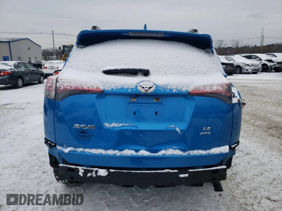 2016 Toyota RAV4 LE with VIN JTMBFREV7GJ100326, listed as a Copart auction lot 85501164 with 29,550 mi miles and Salvage Title. Bid and sale history available at DreamBid. Image 6.