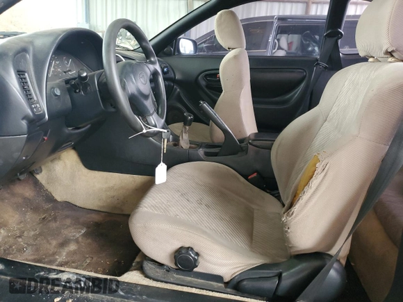 1999 Toyota Celica GT with VIN JT2DG02T5X0057530, listed as a Copart auction lot 43446095 with 347,463 mi miles and Salvage Title. Bid and sale history available at carsss.com. Image 7.