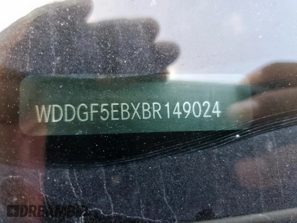 2011 Mercedes-Benz C 300 Sport with VIN WDDGF5EBXBR149024, listed as a Copart auction lot 61196585 with Not provided miles and Salvage title. Bid and sale history available at DreamBid. Image 13.