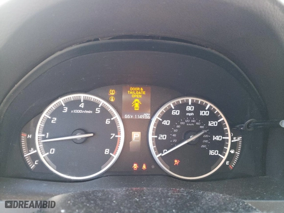 2017 Acura RDX w/Technology Pkg with VIN 5J8TB4H54HL027938, listed as a Copart auction lot 47322005 with 114,936 mi miles and Salvage Title. Bid and sale history available at carsss.com. Image 9.