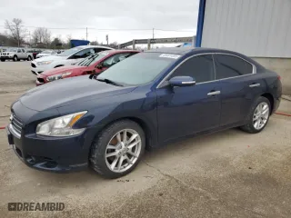 2009 Nissan Maxima 3.5 S with VIN 1N4AA51E29C814094, listed as a Copart auction lot 49481495 with 106,410 mi miles and Salvage Title. Bid and sale history available at carsss.com. Image 1.