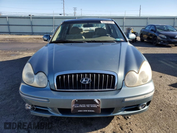 2004 Hyundai Sonata GLS with VIN KMHWF35H04A038428, listed as a Copart auction lot 84709744 with 126,821 mi miles and Salvage Title. Bid and sale history available at carsss.com. Image 5.